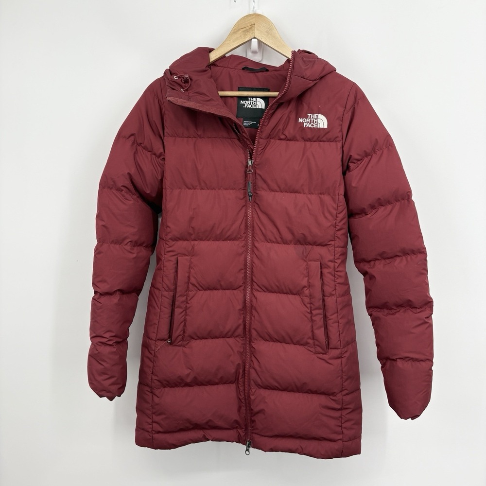 The North Face Gotham Parka Jacket Women Small Down Puffer Long Hooded Gorp Hike